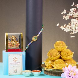 Divine Ganesha Rakhi N Gifts Set