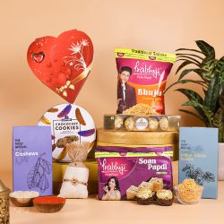 Designer Rakhi  N  Treats Gift Pack