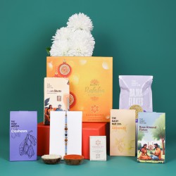 Evil Eye Rakhi n Gourmet Box