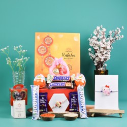 Cheerful Rakhi n Choco Explosion Box
