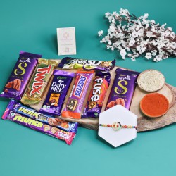 Sacred Ganesha Rakhi n Chocolate Surprises