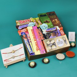 Indulgent Rakhi Chocolates Gift Set