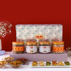 Exclusive Dried Fruits with Mithais Gift Combo