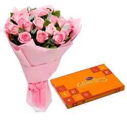 Online Bouquet with Cadbury s Chocolates