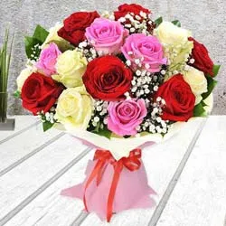 Buy Online Mixed Roses Bouquet