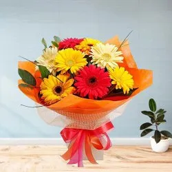 Online Deliver of Stunning Gerbera Bouquet
