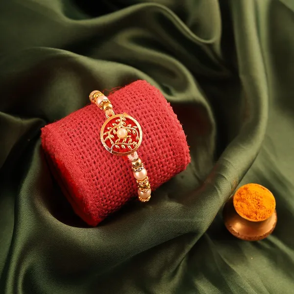 Super-shine Golden Rakhi