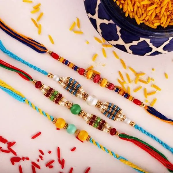 Chaar Bhai Rakhi Set