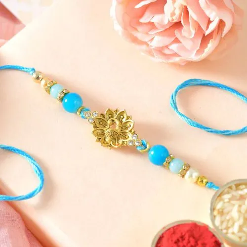 Elegance with Peacock Rakhi