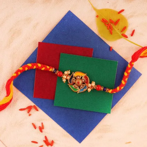 Antique Flavor Rakhi Floral