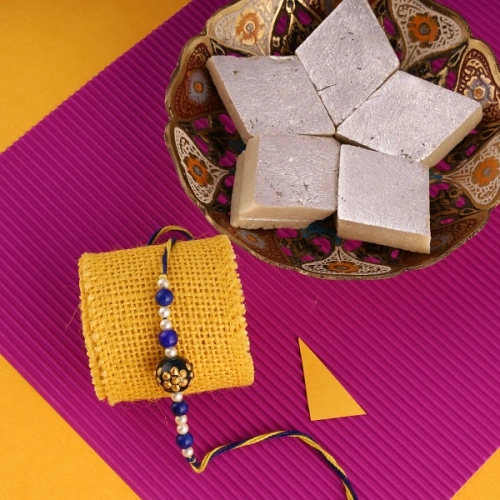 Tempting Kaju Sweets Rakhi Elegance
