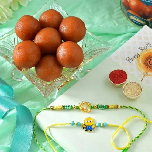 Rakhi with Gulabjamun Treat