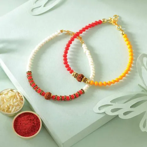 Sleek Pretty Rakhi Pair