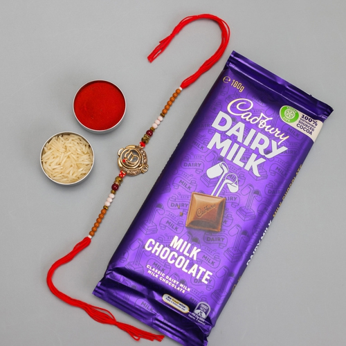 Divine Ek Onkar Rakhi with Chocolate