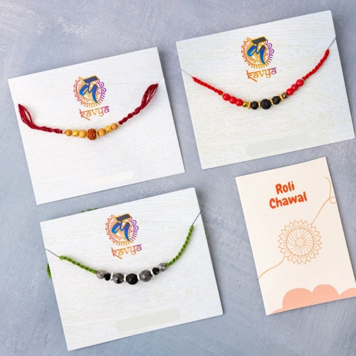 Everlasting Bond with Three Rakhis