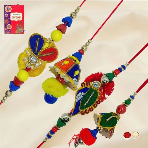 A Very Attractive Bhaiya Bhabhi Rakhi Set