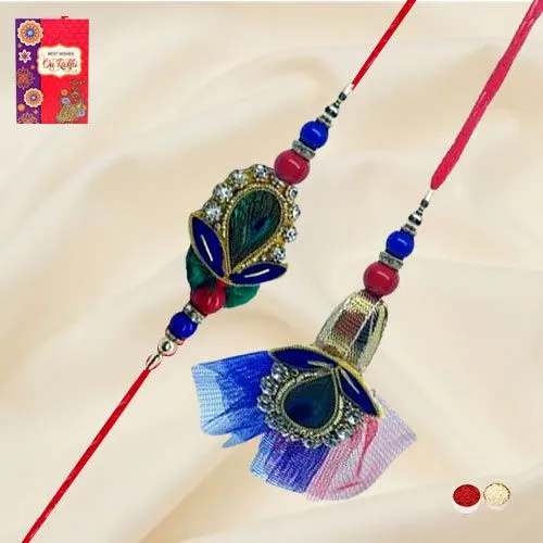 Attractive Bhaiya Bhabhi Rakhi Set