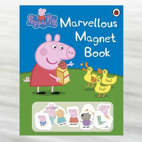 Exclusive Gift of Peppa Pig Magnet Book for Kids
