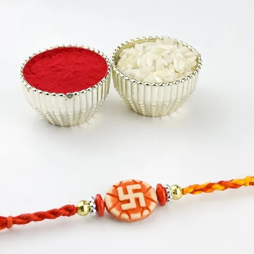 Beads Blaze Elegant Traditional Rakhi