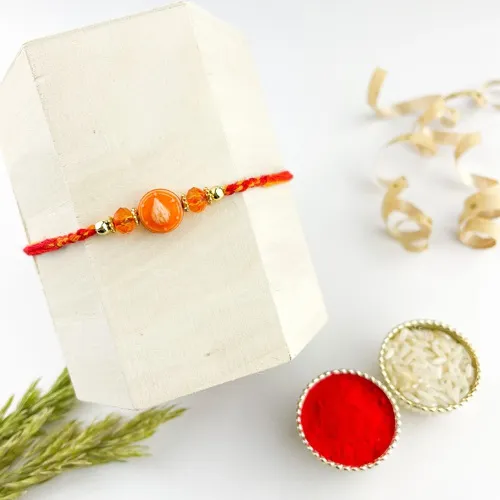 Kalash Rakhi with Bright Bonding Threads