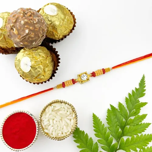 Glitterati Stone Rakhi N Ferrero 3 pcs