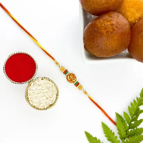 Super Glaze Om  Rakhi n Gulab Jamun