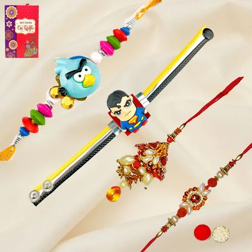 Kids Marvel Rakhis N Bhai Bhabhi Rakhi Motley