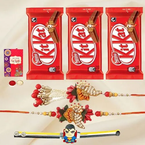 Family Rakhi Muses N Kit Kat Moments