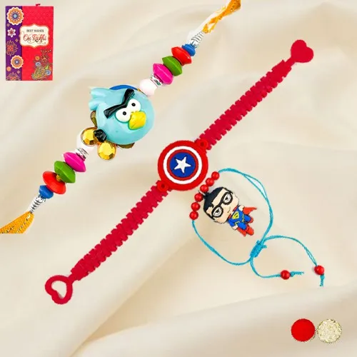 Hunky Cartoon Kids Rakhi sets