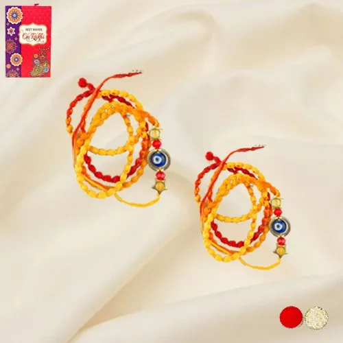 Charmer Evil Eye Rakhi in Blue