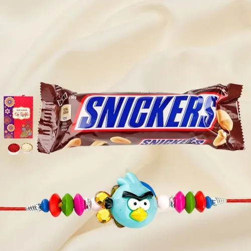 Unleash Snickers N Angry Bird Rakhi for Kids