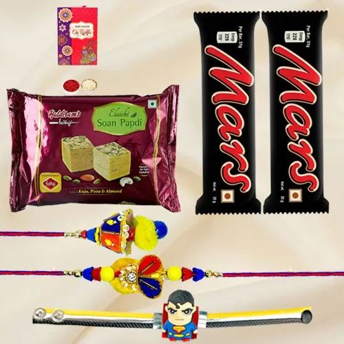 Family Rakhi Choco Sweetness Combo