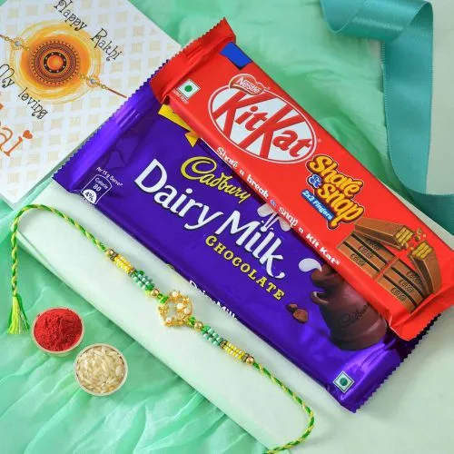 Outstanding Rakhi with Choco