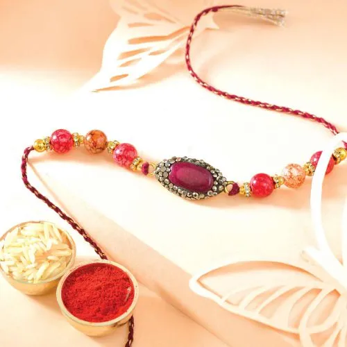 Galore of Beaded Marvel Rakhi