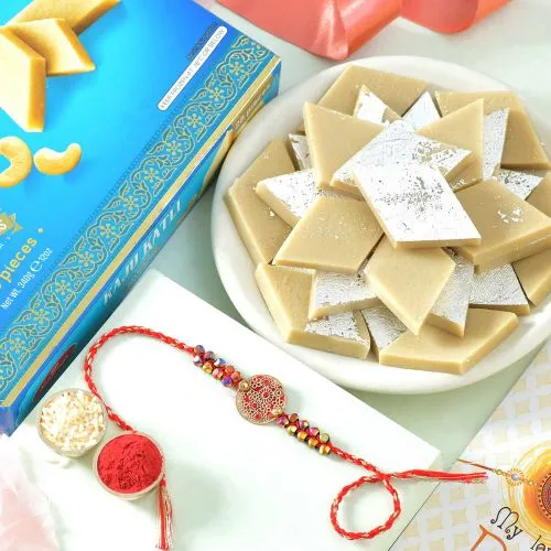 Rakhi Extravagance with Kaju Katli