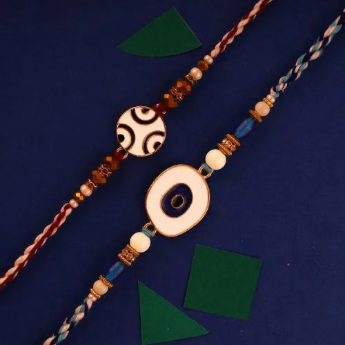 Rare Enameled Exotic Rakhis