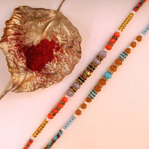 Mauli N Colorful Beads Rakhis