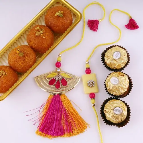 Cherished Family Rakhi Combo