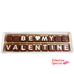 Exotic Be My Valentine 18 pcs Assorted Homemade Chocolates Pack