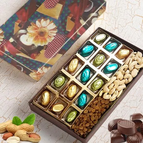 Send Homemade Chocolates with Dry Fruits Online