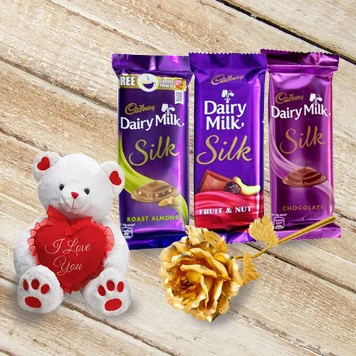 Shop Online for Chocolate N Teddy Delight Gift Hamper