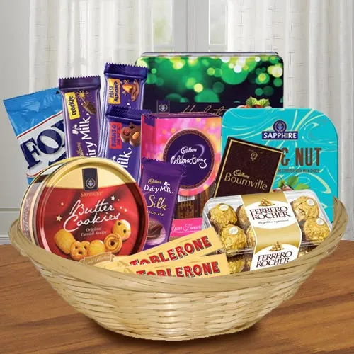 Attractive Chocolate Hamper for Brothers