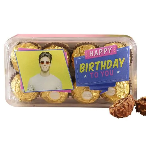 Send Personalized Ferrero Rocher Happy B-day Box