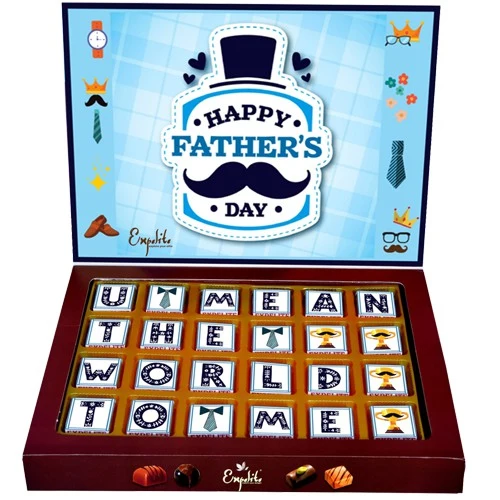 Best Dad Ever Luxury Handcrafted Chocolates
