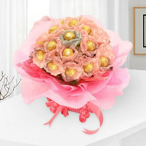 Gift Online Bouquet of Ferrero Rocher Chocolate