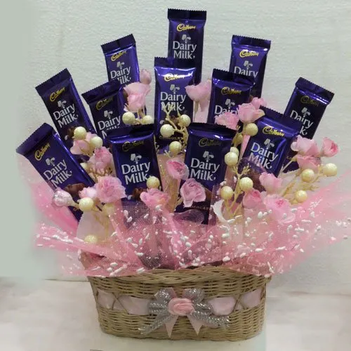 Buy Online Cadbury Dairy Milk Basket