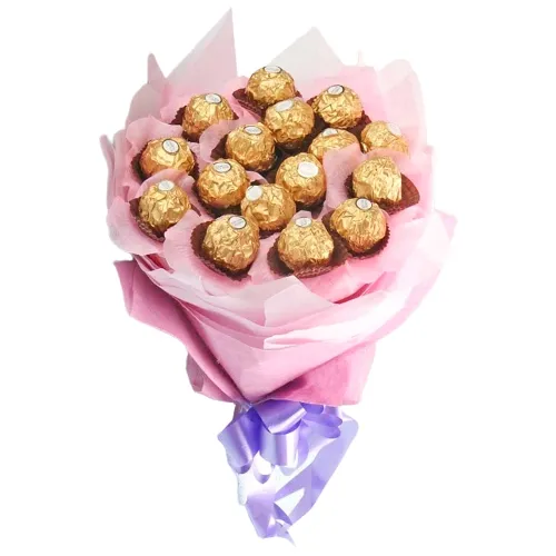 Marvelous Bouquet of Ferrero Rocher Chocolates