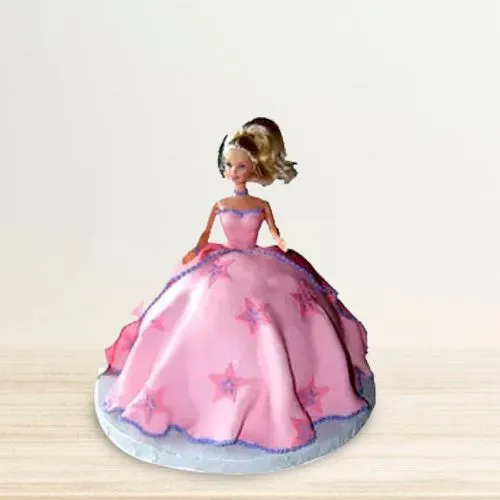 Send Barbie Theme Cake for Little Princess