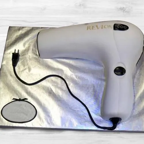 Buy Chocolate Cake in Hair Dryer Design