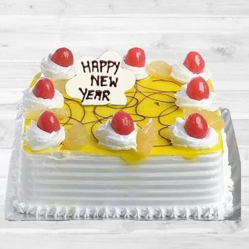 Delicious Eggless Pineapple Cake